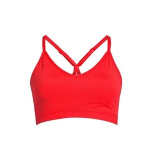 Athletic Works NWT Women's Red Racerback Sports Bra 761